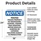 Signmission Posted Private Property No Trespassing OSHA Notice Sign, Plastic, 18in W x 24in L, 2PK OS-2PACK-NS-P-1824-V-17731 - alternate 5